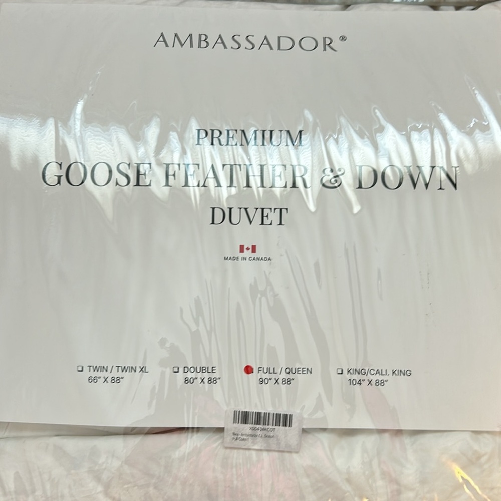 Ambassador Goose Down Duvet Queen